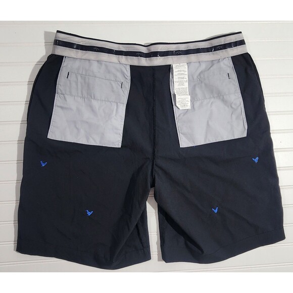 Callaway Navy Blue Golf Shorts Blue Embroidered Logo Mens Size 40 - Picture 8 of 14